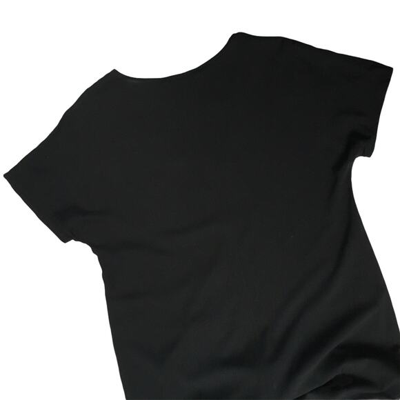 James Perse Maxi Dress High-Low Casual‎ Little Black Dress V-Neck Women's 0 XS - Picture 9 of 10